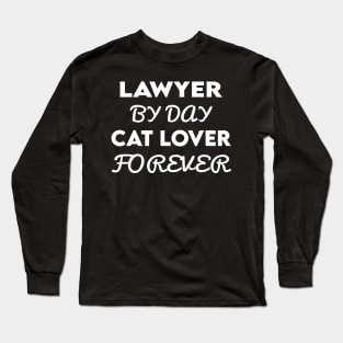 lawyer cat Long Sleeve T-Shirt